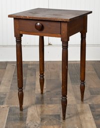 19th C. Country One Drawer Stand (CTF10)