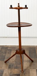 Antique Maple Screw Top Candlestand (CTF10)