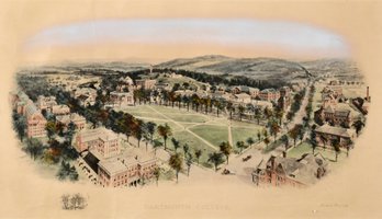 Vintage Dartmouth College Lithograph (CTF10)