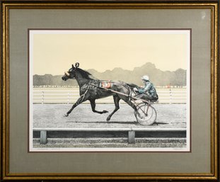 Mel Hunter Lithograph, Standardbred (CTF10)