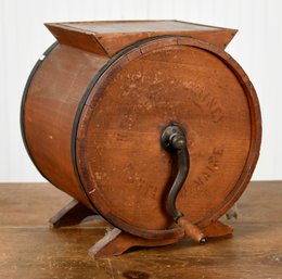 Antique Wooden Tabletop Butter Churn, Portland Maine (CTF10)