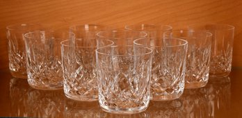 Ten Waterford Lismore Crystal Water Glasses (CTF20)