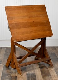 Antique E.H. & A.C. Fredericks Oak Drafting Table (CTF20)