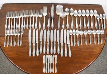 Vintage Towle Sterling Mary Chilton Flatware, 61 Pcs (CTF10)