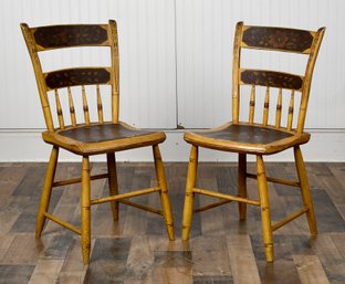 Pr. 19th C. Joseph Wetherbee Chairs (CTF20)