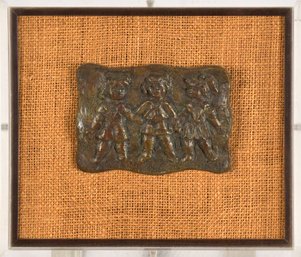 Chaim Gross Bronze Plaque, Children (CTF10)