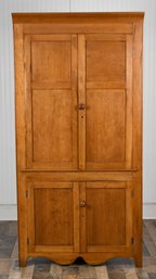 19th C. Cherry Corner Cupboard (CTF40)