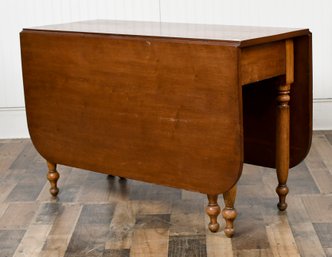 19th C. Sheraton Drop Leaf Table (CTF20)