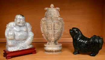 Three Contemporary Asian Stone Carvings (CTF20)