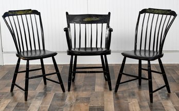 Three Antique Windsor Chairs (CTF20)