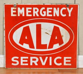Vintage ALA Emergency Service Sign (CTF10)