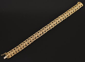Italian 14k Yellow Gold Bracelet (CTF10)
