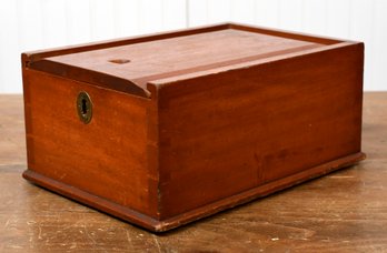 19th C. American Slide Lid Box, Original Stain (CTF10)