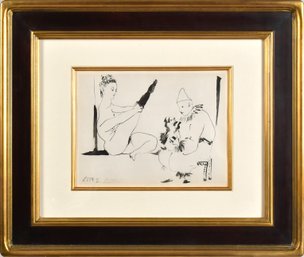 Pablo Picasso Heliogravure, Jester And Dancer (CTF10)