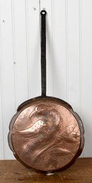 Antique Copper And Iron Pan (CTF10)