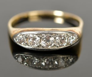 19th C. Gold And Diamond Ring (CTF10)