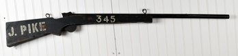 Antique Wood Rifle Hanging Trade Sign (CTF10)