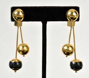 14k Gold Drop Earrings (CTF10)