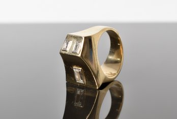 14k Gold And Diamond Ring (CTF10)