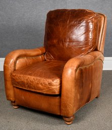 Hancock & Moore Brown Leather Recliner (CTF30)