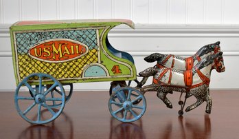 Vintage Converse US Mail Horse Drawn Toy (CTF10)