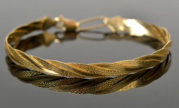 14k Gold Braided Bracelet (CTF10)