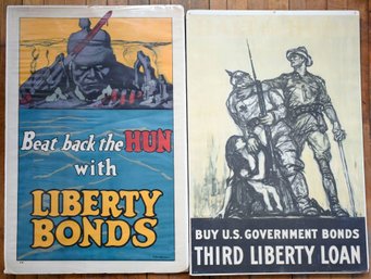 Two Antique War Bond Posters (CTF10)