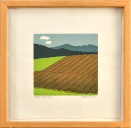 Sabra Field Woodblock Print, May Morning (CTF10)