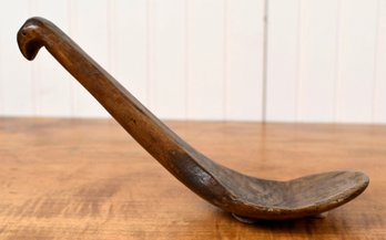 18th C. Bird Carved American Ladle (CTF10)