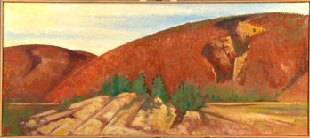 George T. Shanton Oil On Canvas, Landscape (CTF20)