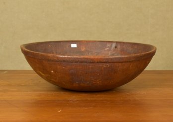 19th C. Round Chopping Bowl (CTF10)