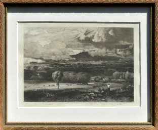 George Innes Etching, Saco River Valley (CTF10)