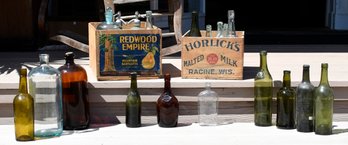 Antique Bottles And Advertising Boxes (CTF20)