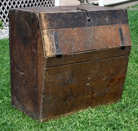 19th C. Pine Hinged Storage Box (CTF20)