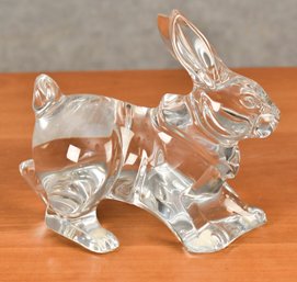 Vintage Signed Baccarat Crystal Rabbit (CTF10)