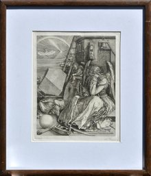 Amand Durand Engraving After Albrecht Durer, Melancholia (CTF10)