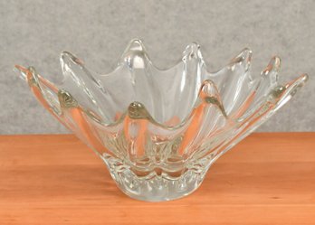 Signed Daum Crystal Center Bowl (CTF20)