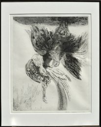 Takeshi Takahara Etching/aquatint, Birds, '67 (CTF20)