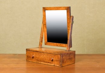 Antique Tiger Maple Dresser Mirror (CTF10)