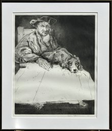 Takeshi Takahara Etching/aquatint, Rembrandt (CTF20)