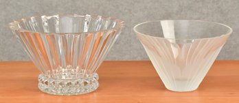 Lenox And Rosenthal Glass Bowls, 2pcs (CTF20)