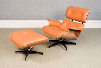 Eames Style Lounge Chair And Ottoman (CTF30)