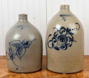 Two Antique Stoneware Jugs (CTF10)