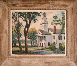 William Fisher Oil On Board, Church (CTF10)