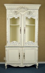 Fine Vintage Two-part Louis XV Style Cupboard (CTF80)