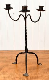 Antique Wrought Iron Candelabra (CTF10)