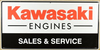 Kawasaki Engines Metal Sign (CTF10)