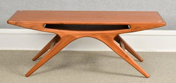 Vintage Teak Smile Coffee Table By Johannes Andersen (CTF30)