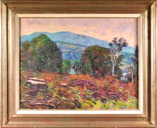 Vintage Henry R. MacGinnis Oil On Canvas, The Clearing (CTF20)