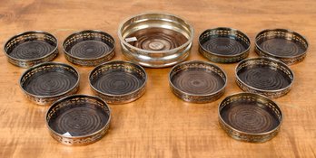 Vintage Silver Plated Coasters (CTF10)